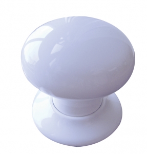 Plain White Porcelain Mortice Knob